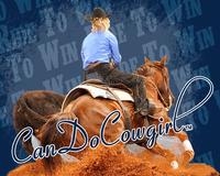 Ride To Win Poster - Blue
