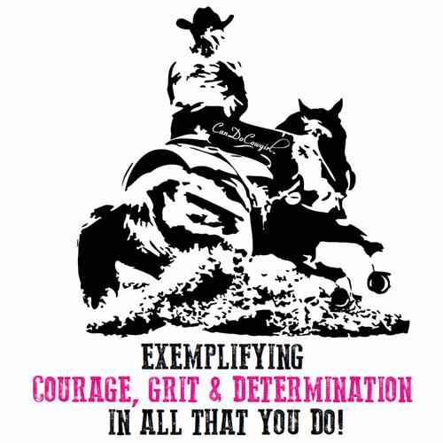 CanDoCowgirl Poster - Exemplifying Courage