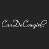 Can Do Cowgirl text logo